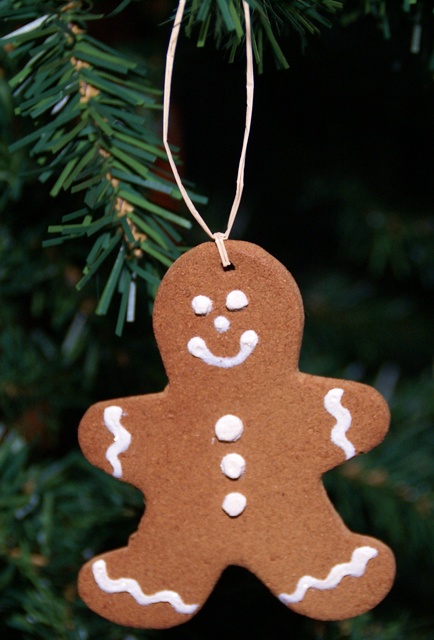 Medium size Solid Cinnamon Gingerbread Kid