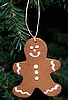 Medium size Solid Cinnamon Gingerbread Kid